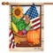 Toland Home Garden Orange and Green American Harvest Outdoor House Flag 40" x 28"